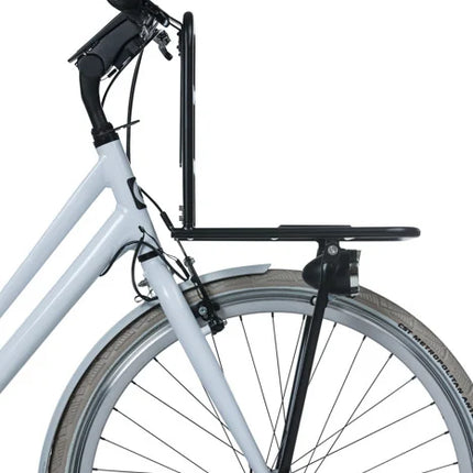 BASIL Front Carrier L, musta