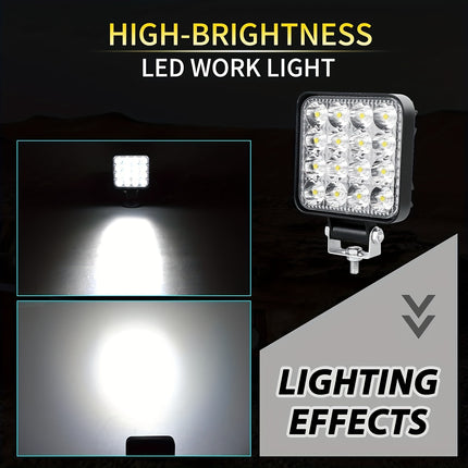 LED-työvalo  2/4 kpl – ultrakapea 12/24V