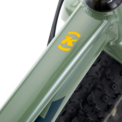 Fatbike KONA Woo, 26" kiiltävä metalli (vihreä) (M)