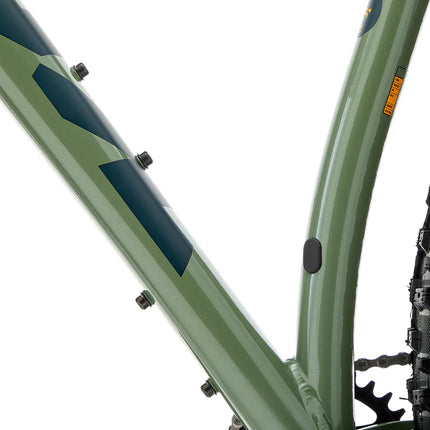 Fatbike KONA Woo, 26" kiiltävä metalli (vihreä) (L)