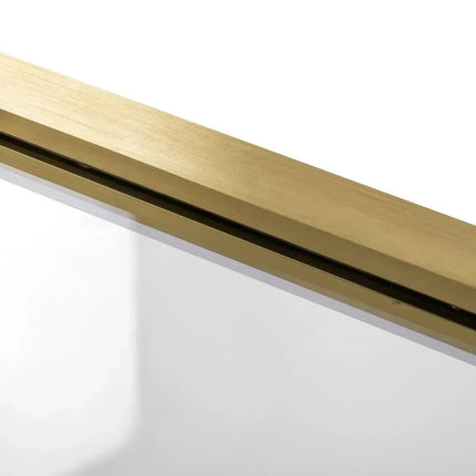 Rea suihkukaappi Rea Atlas 80x80 Brush Gold – Kulta