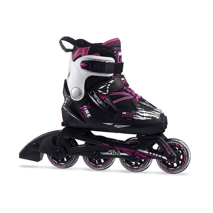 Lasten rullaluistimet FILA X-One G, musta-vaaleanpunainen (L)