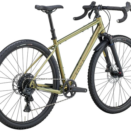 Sorapyörä KONA Ouroboros AL, kiiltävä metallinhohtoinen Turismo Olive (vihreä) (M/L)