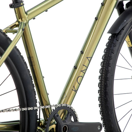 Sorapyörä KONA Ouroboros AL, kiiltävä metallinhohtoinen Turismo Olive (vihreä) (XS)