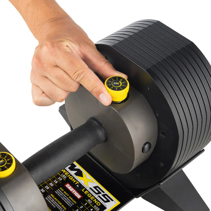 Säädettävä käsipaino TUNTURI MX55 käsipaino 4,5-24,9 kg