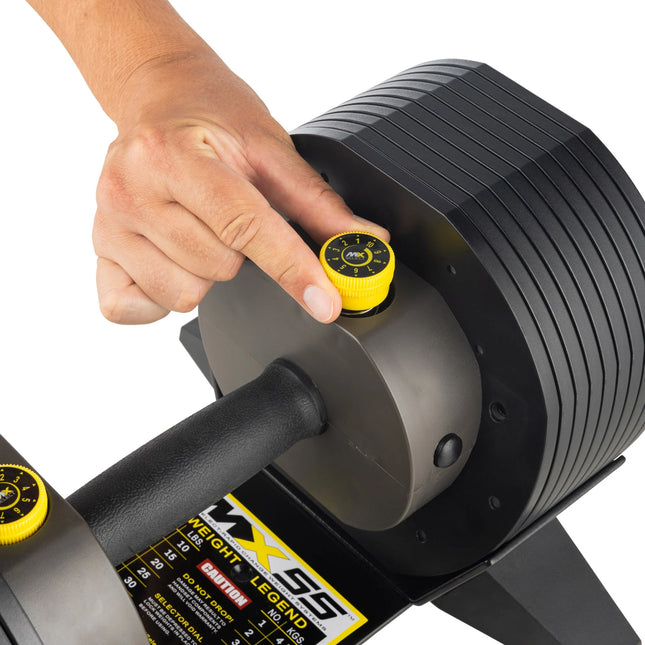 Säädettävä käsipaino TUNTURI MX55 käsipaino 4,5-24,9 kg