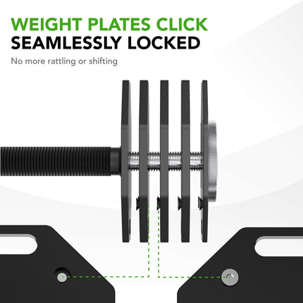 Hantel TUNTURI Rapid Adjustable Dumbbell 20kg