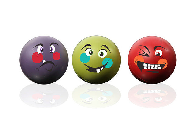 Stressipallo GYMSTICK Anti-Stress, eri vahvuus 3 kpl