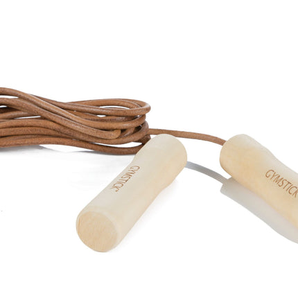 Hyppynaru GYMSTICK Nahka Jump Wood