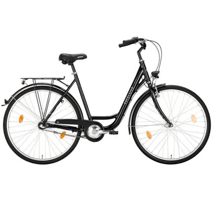 Naisten pyörä Excelsior Road Cruiser 28", 3 vaihdetta, musta (M)