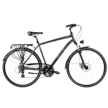 Polkupyörä ROMET Wagant 2, tummanharmaa/keltainen (L)