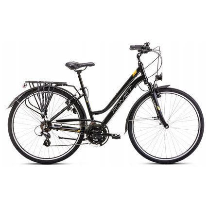 Naisten polkupyörä ROMET Gazela 0, musta (M)