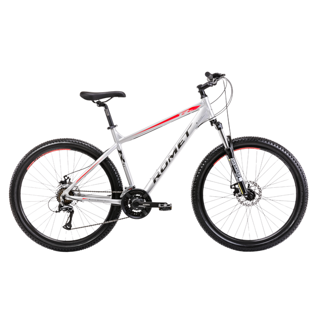 Polkupyörä ROMET Rambler R7.1, 27.5" hopeanpunainen (L)