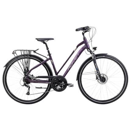 Polkupyörä ROMET Gazela 6, violetti-samppanja (M)