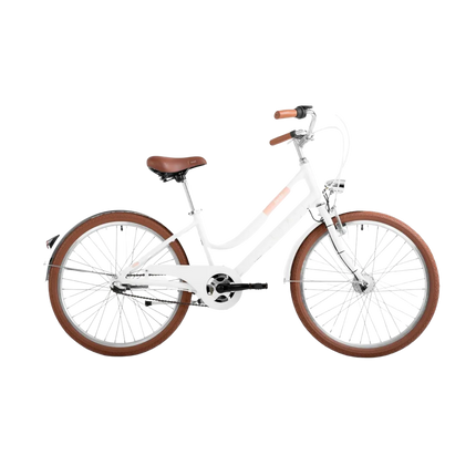 Tyttöjen polkupyörä ROMET Panda 2, 24" valkoinen-beige
