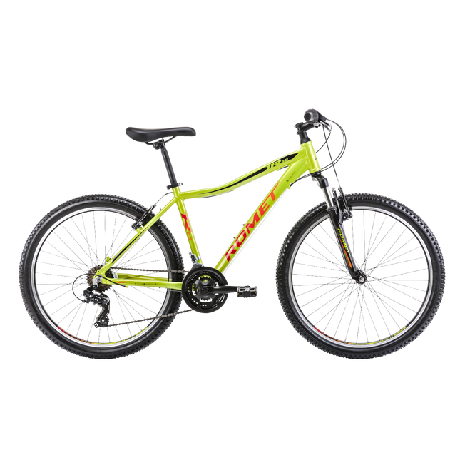 Nuorten polkupyörä ROMET Rambler R6.0 JR, 26" vihreä-punainen, 12-14-vuotiaille