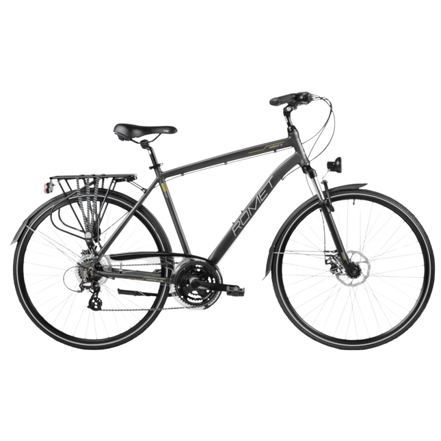 Miesten polkupyörä ROMET Wagant 2, grafiitti/kulta (L)