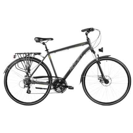 Miesten polkupyörä ROMET Wagant 2, grafiitti/kulta (XL)