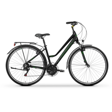 Polkupyörä TABOU Kinetic 1.0 W, musta-vihreä (M)