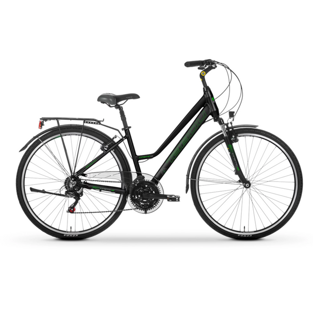 Polkupyörä TABOU Kinetic 1.0 W, musta-vihreä (M)