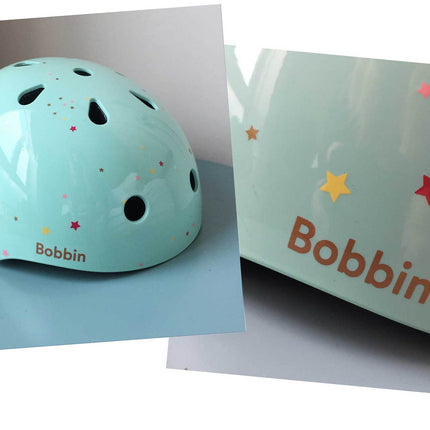 Lasten kypärä BOBBIN Starling, Vihreä Multi Stars (S/M)