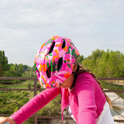 Lasten kypärä LIMAR Kid Pro M, Pink Foliage