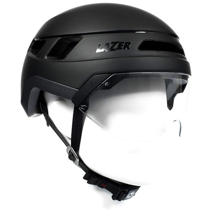 Kypärä LAZER Urbanize, mattamusta (sähköpyöriin) (M)