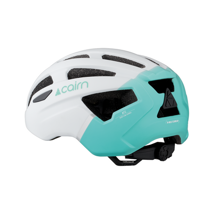 CAIRN PRISM II Kypärä, Matt White Aqua (L)