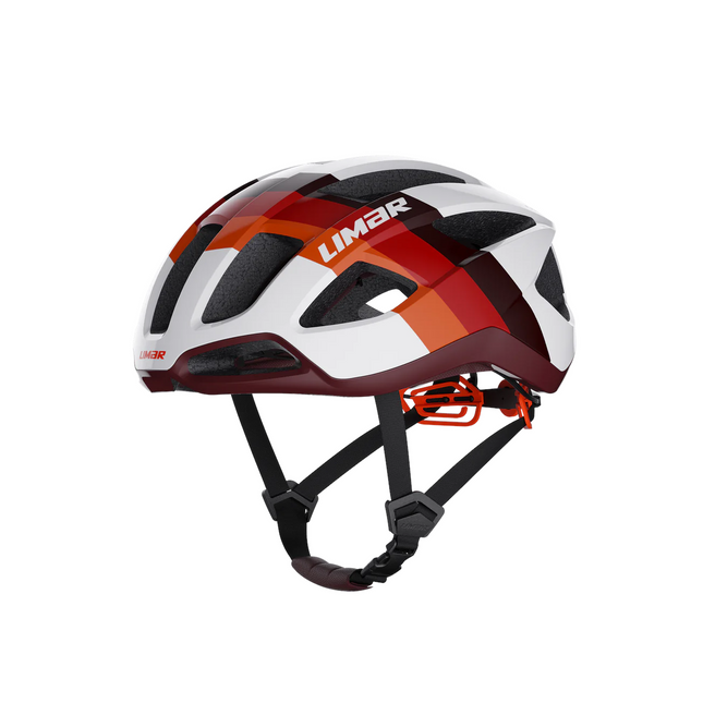 Kypärä LIMAR Air Stratos, 70-luku Valkoinen Tummanpunainen (M)