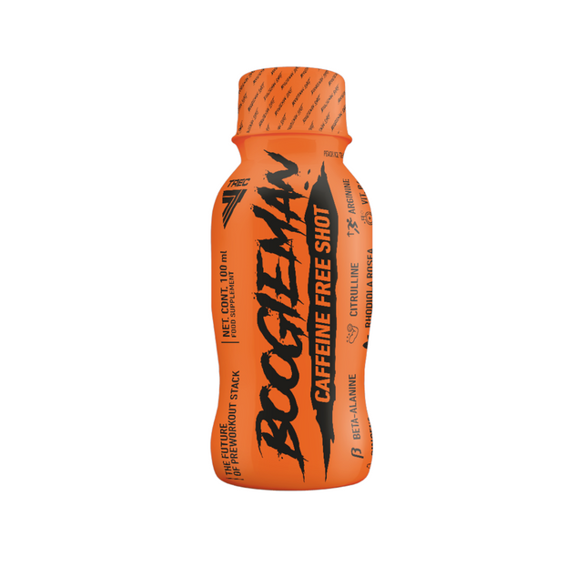 Kofeiinivapaa shot TREC Boogieman Shot kofeiiniton 100ml, jäätee persikka