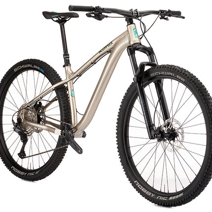 Kona Honzo 29" maastopyörä, kiiltävä metallinen tina (M)