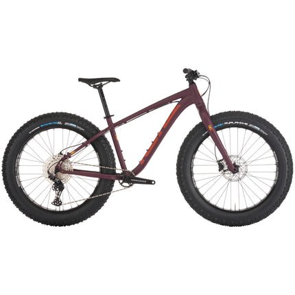 Fatbike Kona Wo, Matte Plum (S)