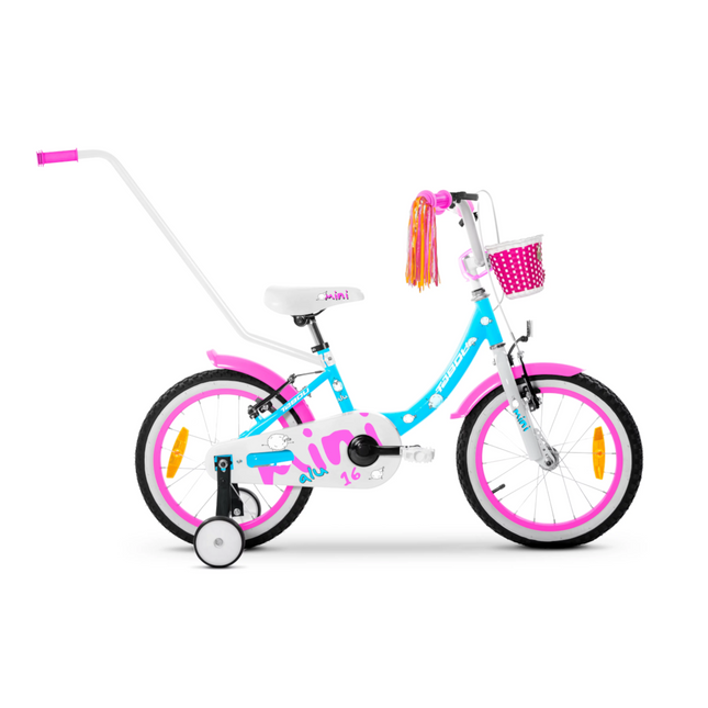 Lasten pyörä TABOU Mini Alu, 14" sini-vaaleanpunainen