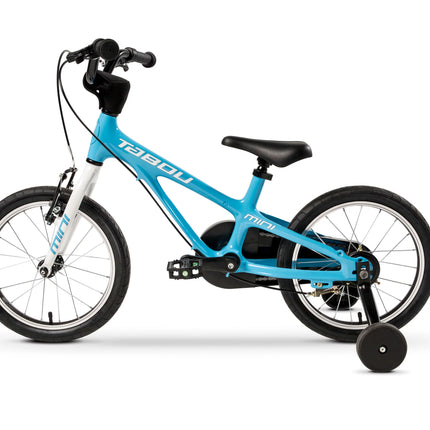 Ultrakevyt lasten polkupyörä TABOU Rocket Lite MG, 18" sinivalkoinen