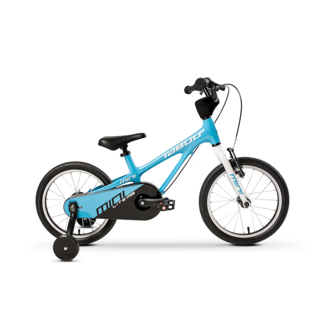 Ultrakevyt lasten polkupyörä TABOU Rocket Lite MG, 18" sinivalkoinen