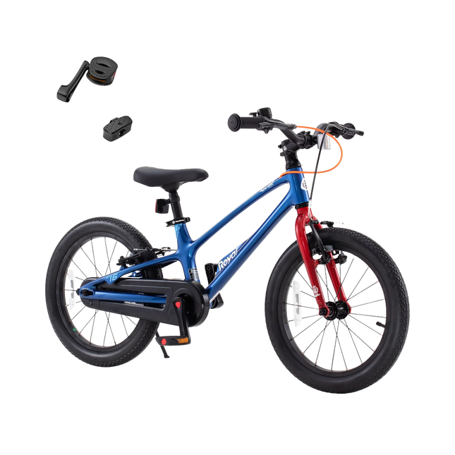 Lasten polkupyörä TABOU Royal Space Shark, 14" sinipunainen