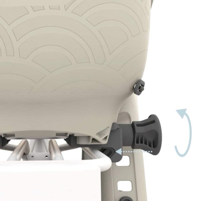 Lasten tuoli tavaratelineeseen URBAN IKI U-me Easy Fix, Nagisa Beige/Kuriiro Ruskea