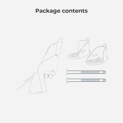 Lasten tuoli tavaratelineeseen URBAN IKI U-me Easy Fix, Nagisa Beige/Kuriiro Ruskea