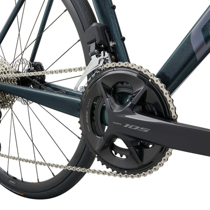 Maantiepyörä GIANT TCR Advanced 1 KOM (2025) Asphalt Green (S)