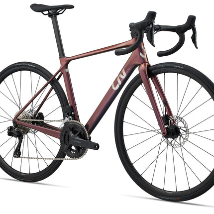 Naisten maantiepyörä LIV Langma Advanced 1 PC (2025) Mechanic Rose (L)