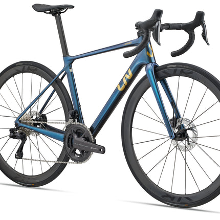 Naisten maantiepyörä LIV Langma Advanced Pro 0 QOM (2025) Ocean Twilight (L)