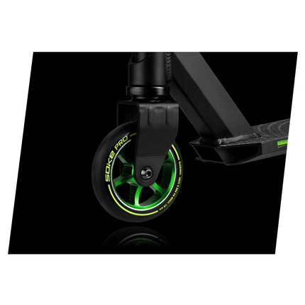 Stunttiskootteri SOKE PRO, musta-keltainen-neon