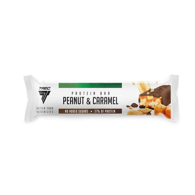 Proteiinipatukka TREC PROTEIN BAR MAAPÄHKINÄ & KARAMELLI 49g