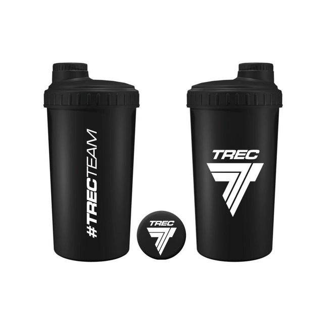 Pullo TREC SHAKER 050 - 0,7 l BLACK - TREC TEAM