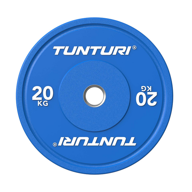 TUNTURI Platinum -puskurilevypaino, sininen, 50 mm, 20 kg