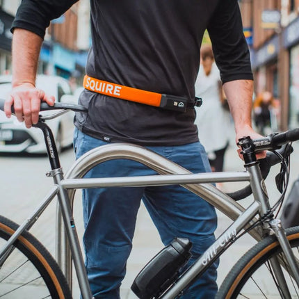 Pyörän lukko SQUIRE Straplok 35, oranssi