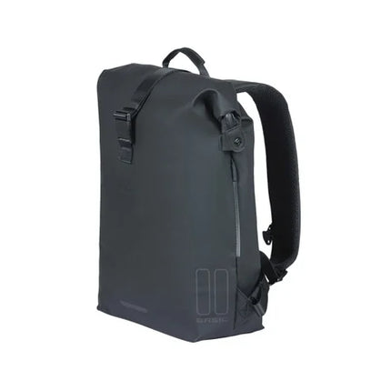 Reppu tavaratelinekiinnityksellä BASIL SoHo Nordlicht, 17 L, LED, musta