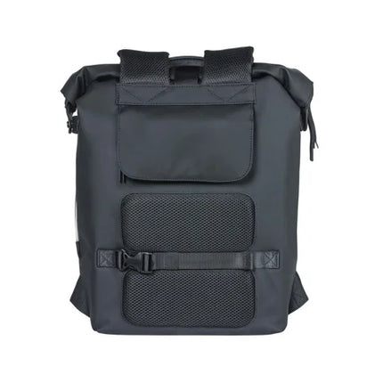 Reppu tavaratelinekiinnityksellä BASIL SoHo Nordlicht, 17 L, LED, musta
