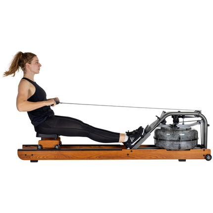 Soutulaite TUNTURI Fluid Rower Apollo Pro V, puinen