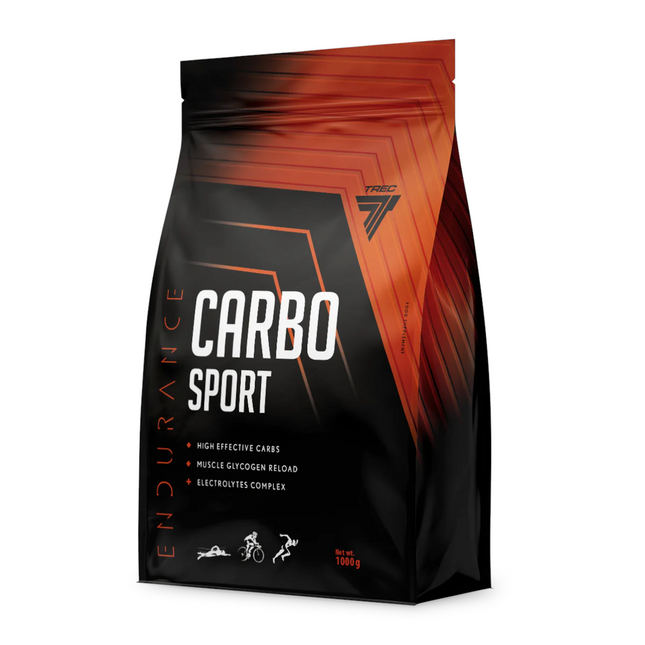 Hiilihydraattiyhdistelmä TREC CARBO SPORT 1000g, ORANSSI
